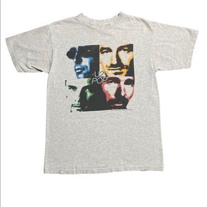 Vintage U2 Pop Mart T-Shirt Size Large 1997